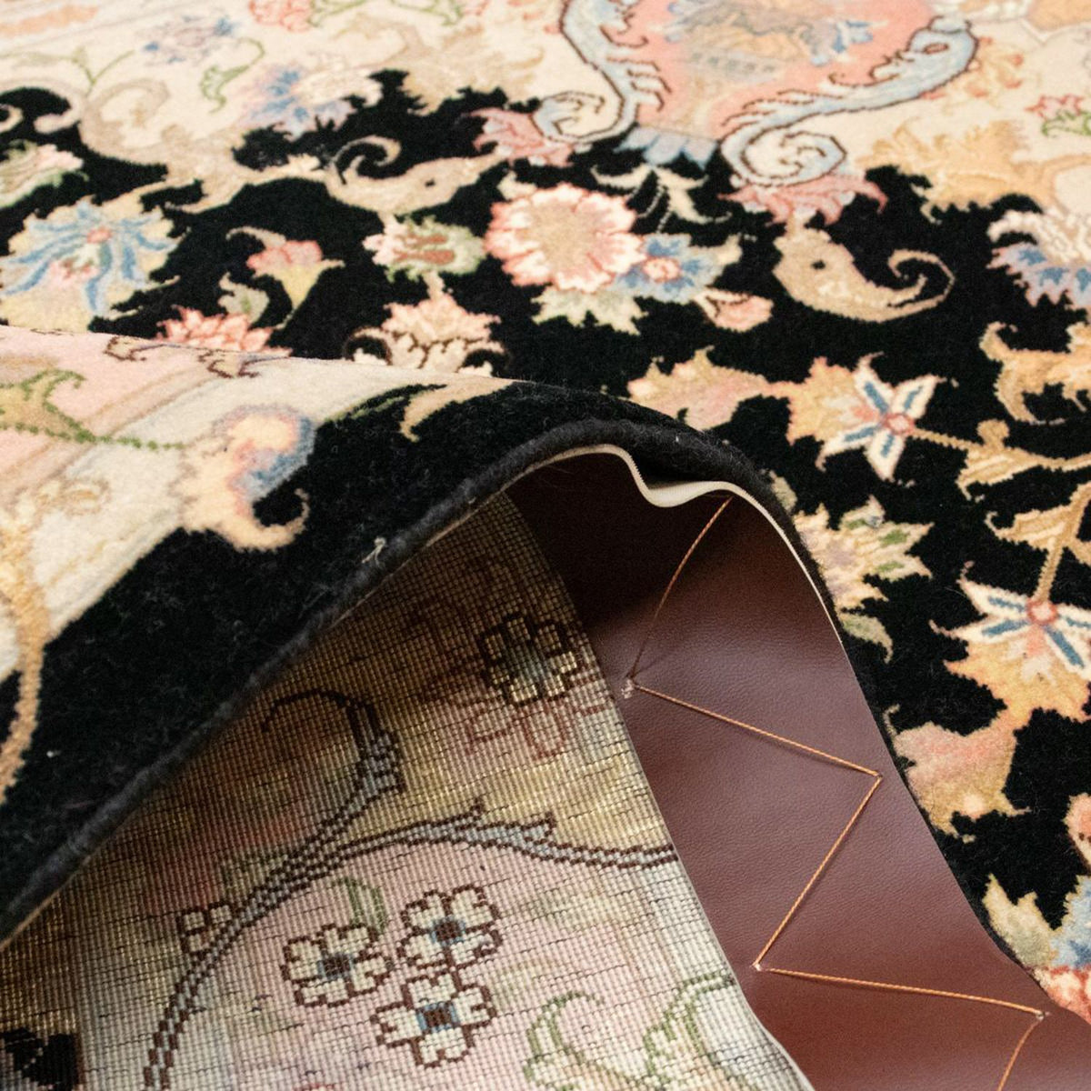 Tappeto Persero - Tabriz - Reale - 154 x 104 cm - nero