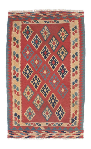 Tappeto Kelim - Orientale - 161 x 96 cm - rosso scuro