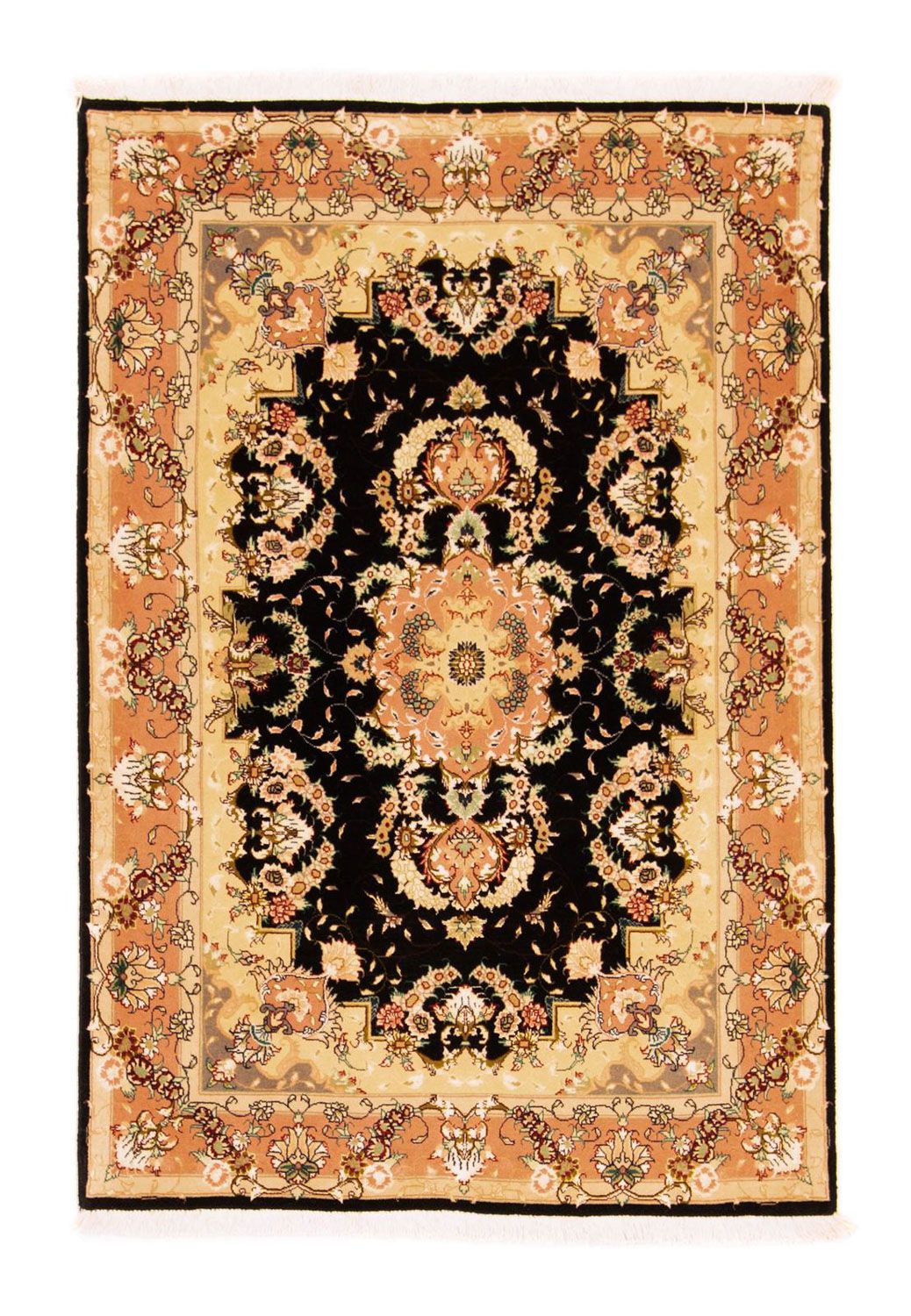 Tappeto Persero - Tabriz - Reale - 147 x 100 cm - nero