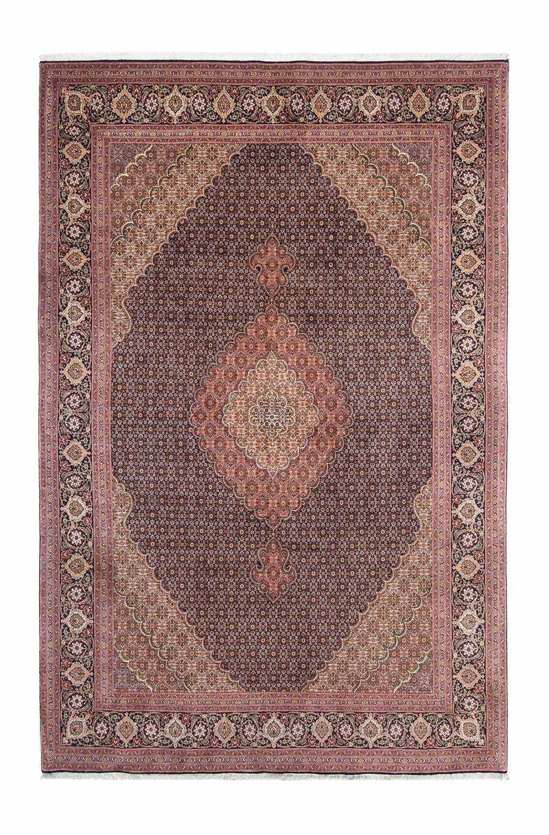 Tappeto Persero - Tabriz - 310 x 202 cm - blu scuro