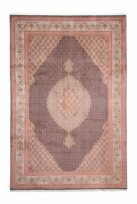 Tappeto Persero - Tabriz - 300 x 198 cm - blu scuro