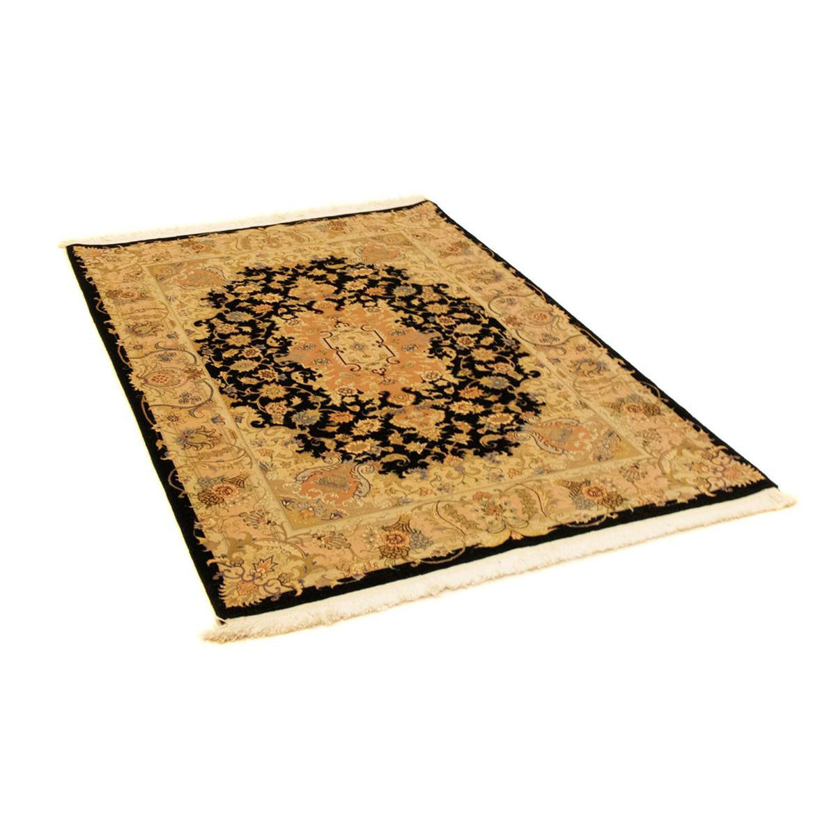 Tappeto Persero - Tabriz - Reale - 151 x 103 cm - nero