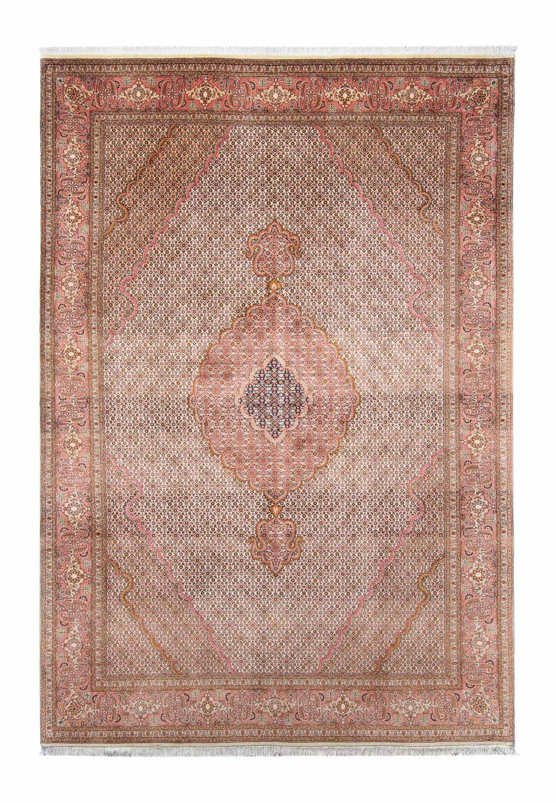 Tappeto Persero - Tabriz - 300 x 204 cm - marrone chiaro
