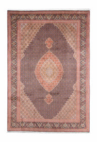 Tappeto Persero - Tabriz - 312 x 206 cm - blu scuro