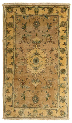 Tappeto Persero - Tabriz - Reale - 122 x 66 cm - marrone chiaro