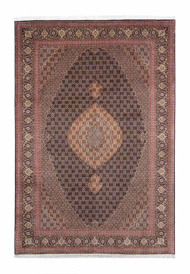 Tappeto Persero - Tabriz - 293 x 202 cm - blu scuro