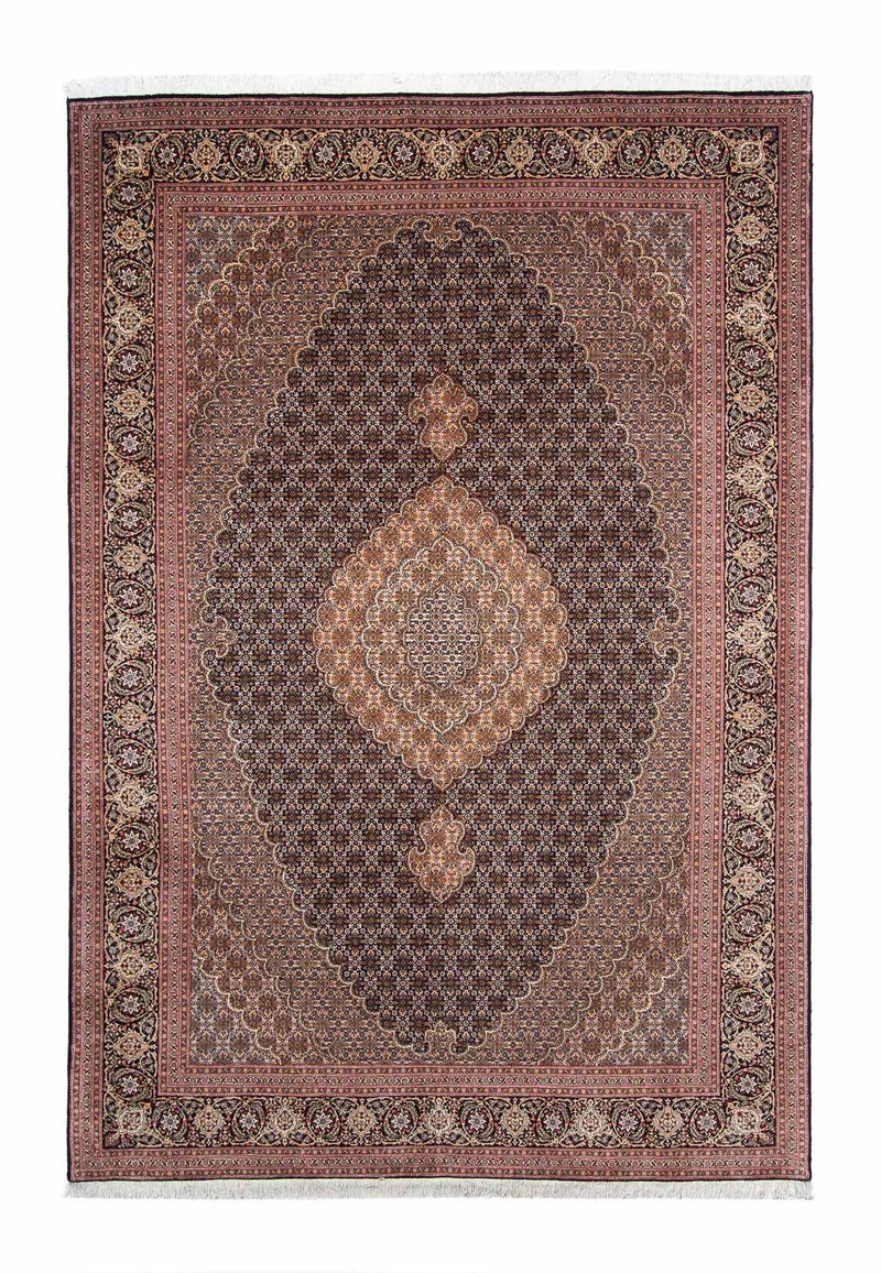 Tappeto Persero - Tabriz - 293 x 202 cm - blu scuro