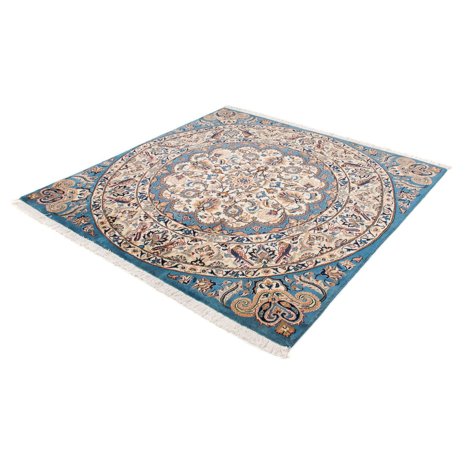 Tappeto Persero - Classico quadrato  - 153 x 148 cm - blu scuro