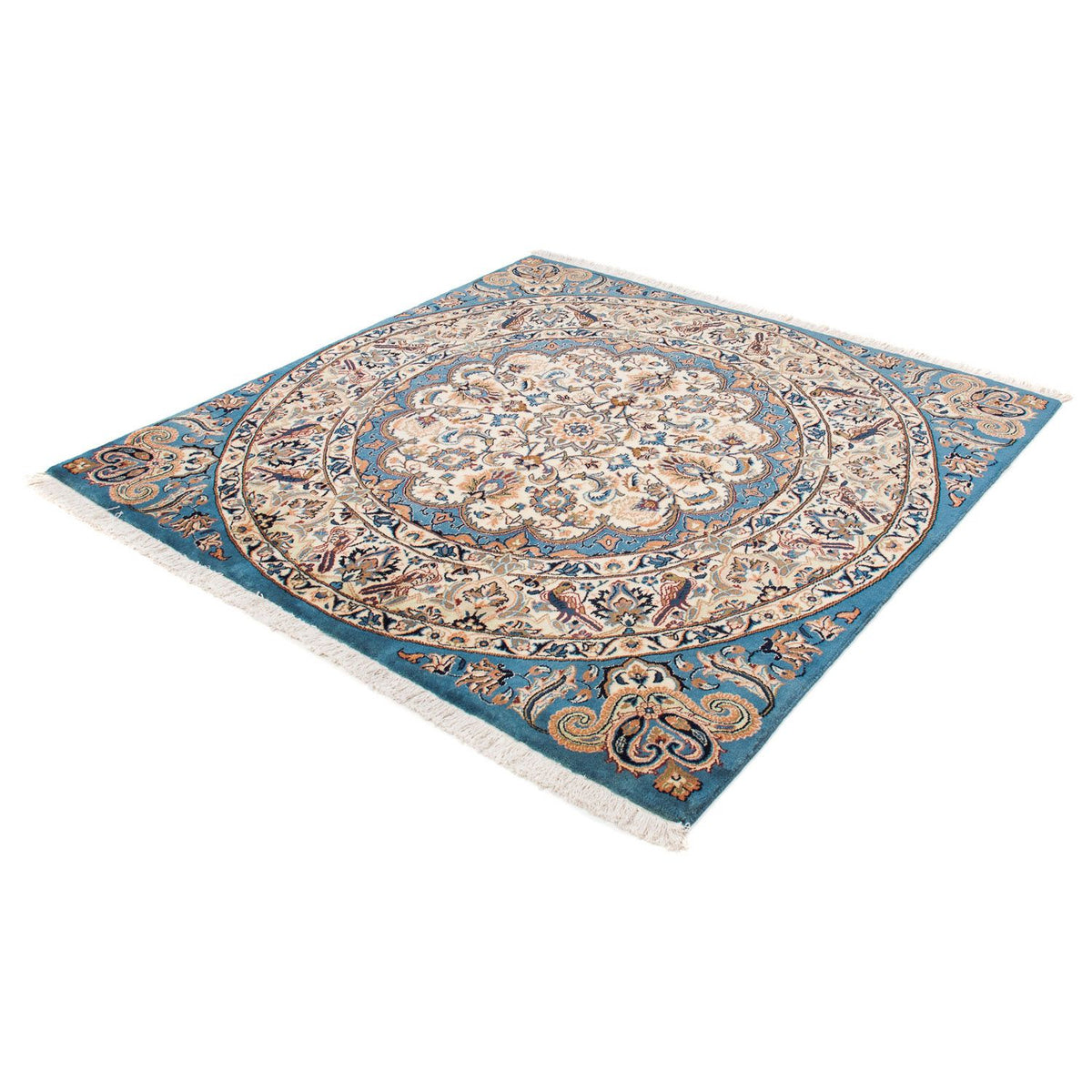 Tappeto Persero - Classico quadrato  - 153 x 148 cm - blu scuro