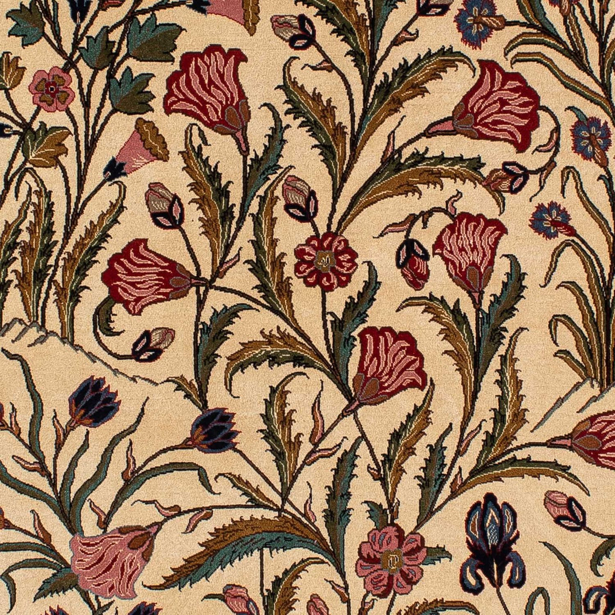 Tappeto Persero - Ghom - 195 x 122 cm - marrone chiaro