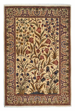 Tappeto Persero - Ghom - 206 x 142 cm - marrone chiaro