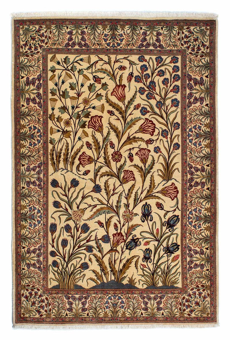 Tappeto Persero - Ghom - 206 x 142 cm - marrone chiaro