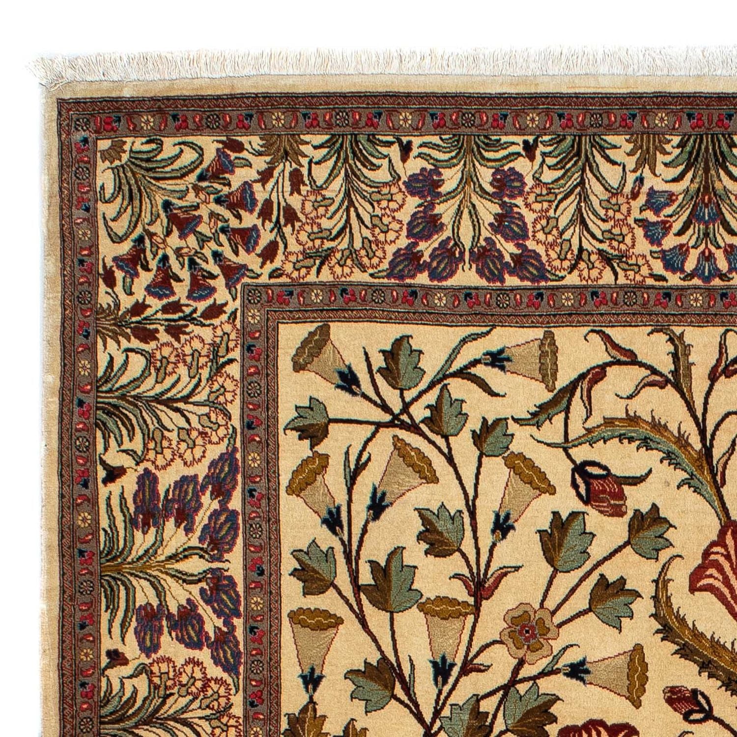 Tappeto Persero - Ghom - 206 x 142 cm - marrone chiaro