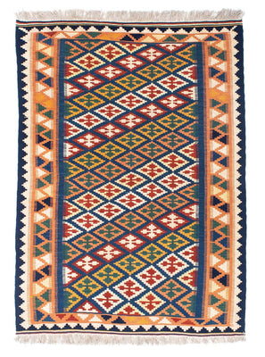 Tappeto Kelim - Orientale - 156 x 110 cm - blu
