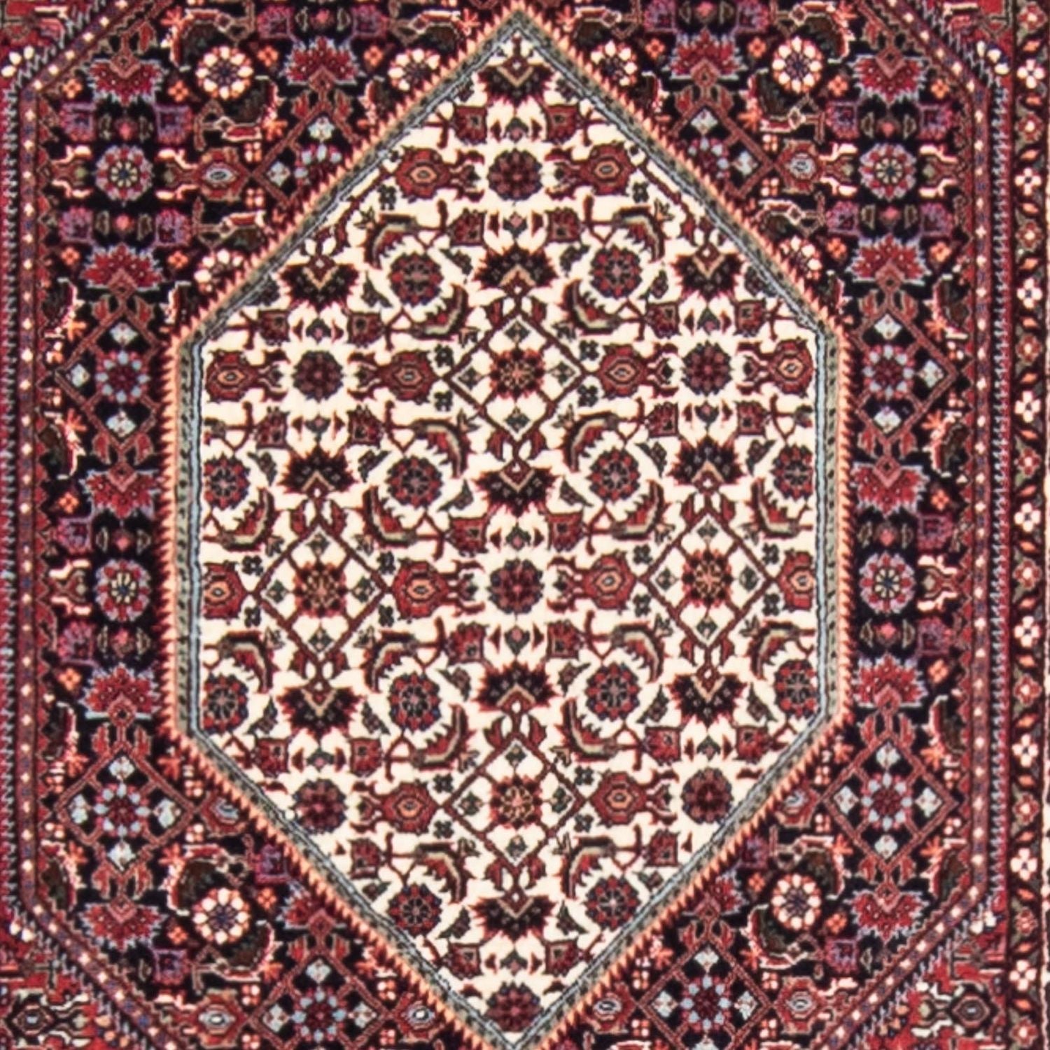 Tappeto corsia Tappeto Persero - Bidjar - 415 x 82 cm - rosso scuro