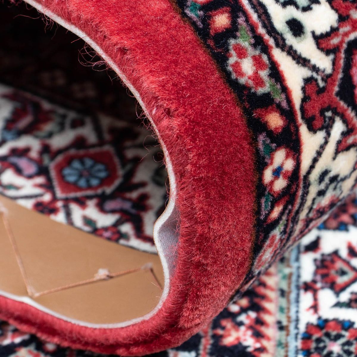 Tappeto corsia Tappeto Persero - Bidjar - 415 x 82 cm - rosso scuro