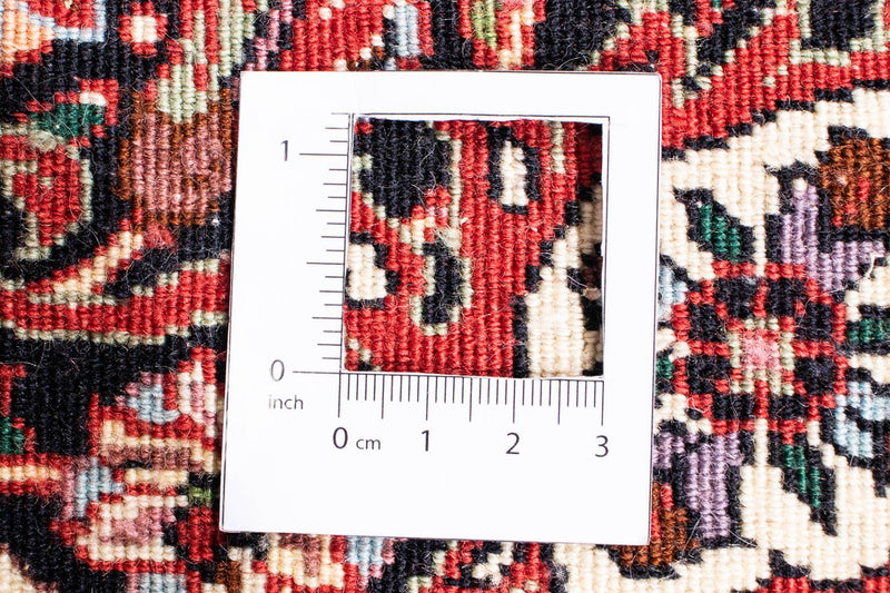 Tappeto Persero - Bidjar rotondo  - 200 x 200 cm - rosso scuro