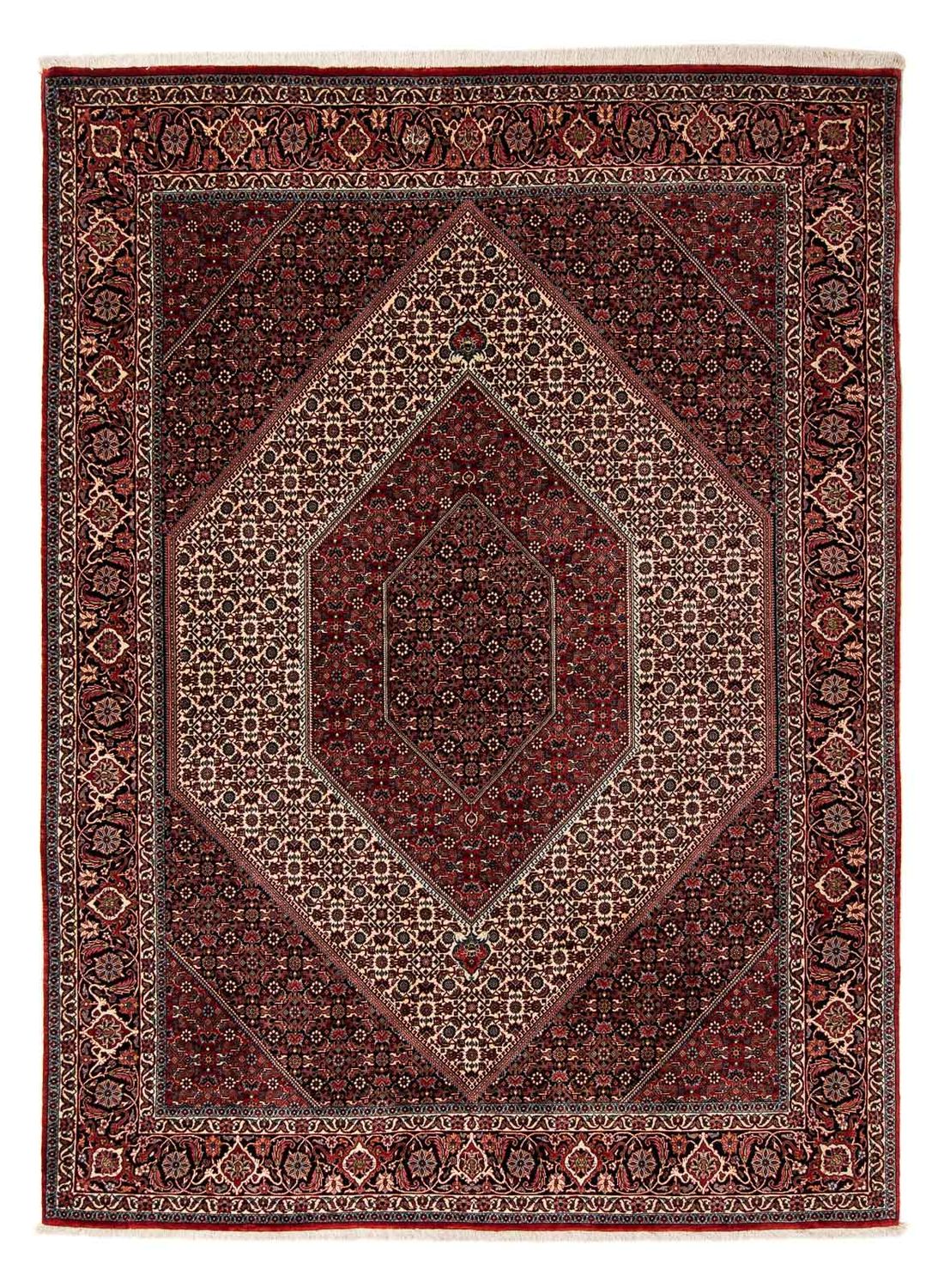 Tappeto Persero - Bidjar - 267 x 201 cm - rosso scuro