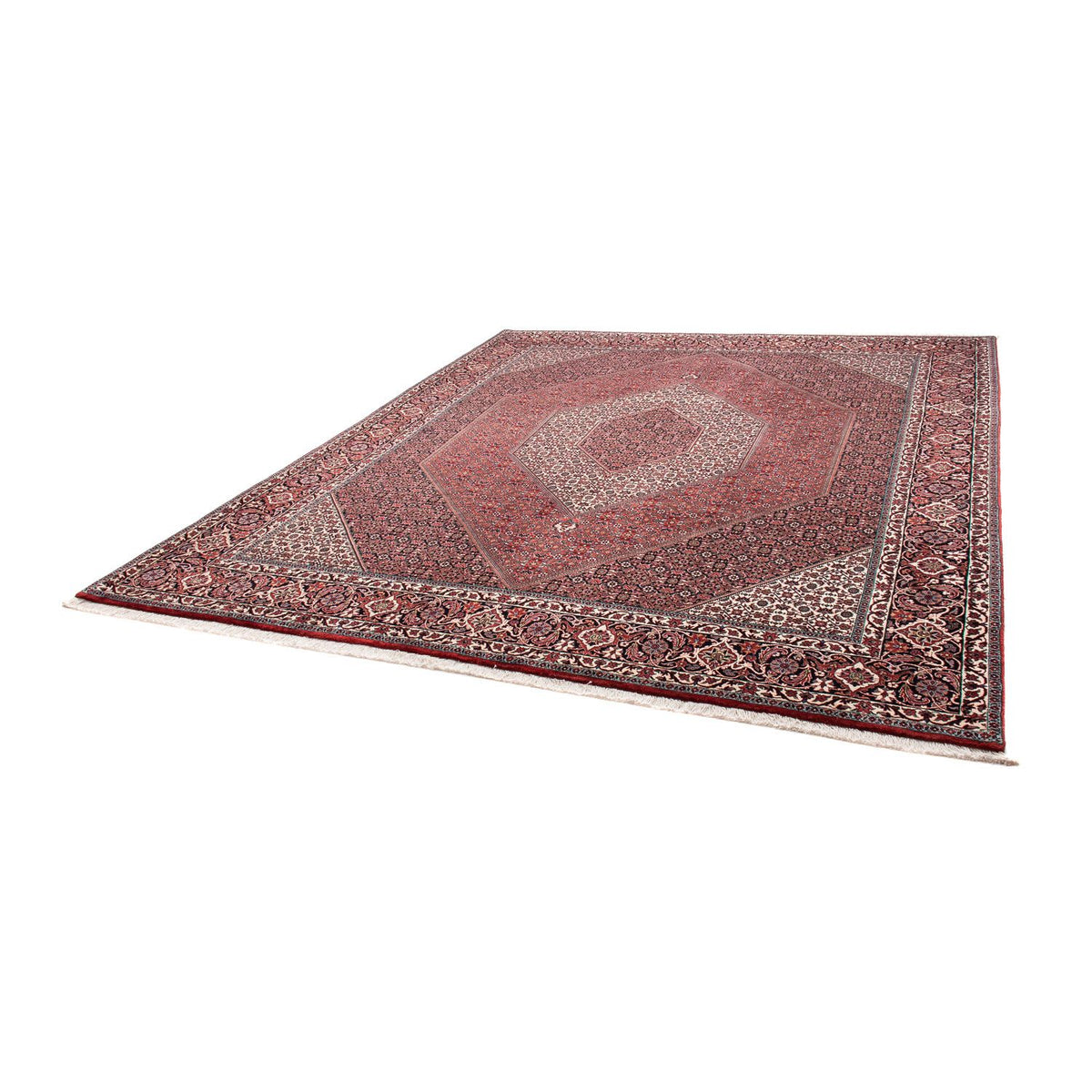 Tappeto Persero - Bidjar - 297 x 250 cm - rosso scuro