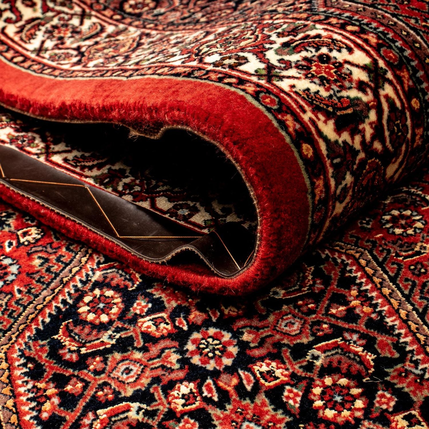 Tappeto corsia Tappeto Persero - Bidjar - 277 x 80 cm - rosso scuro