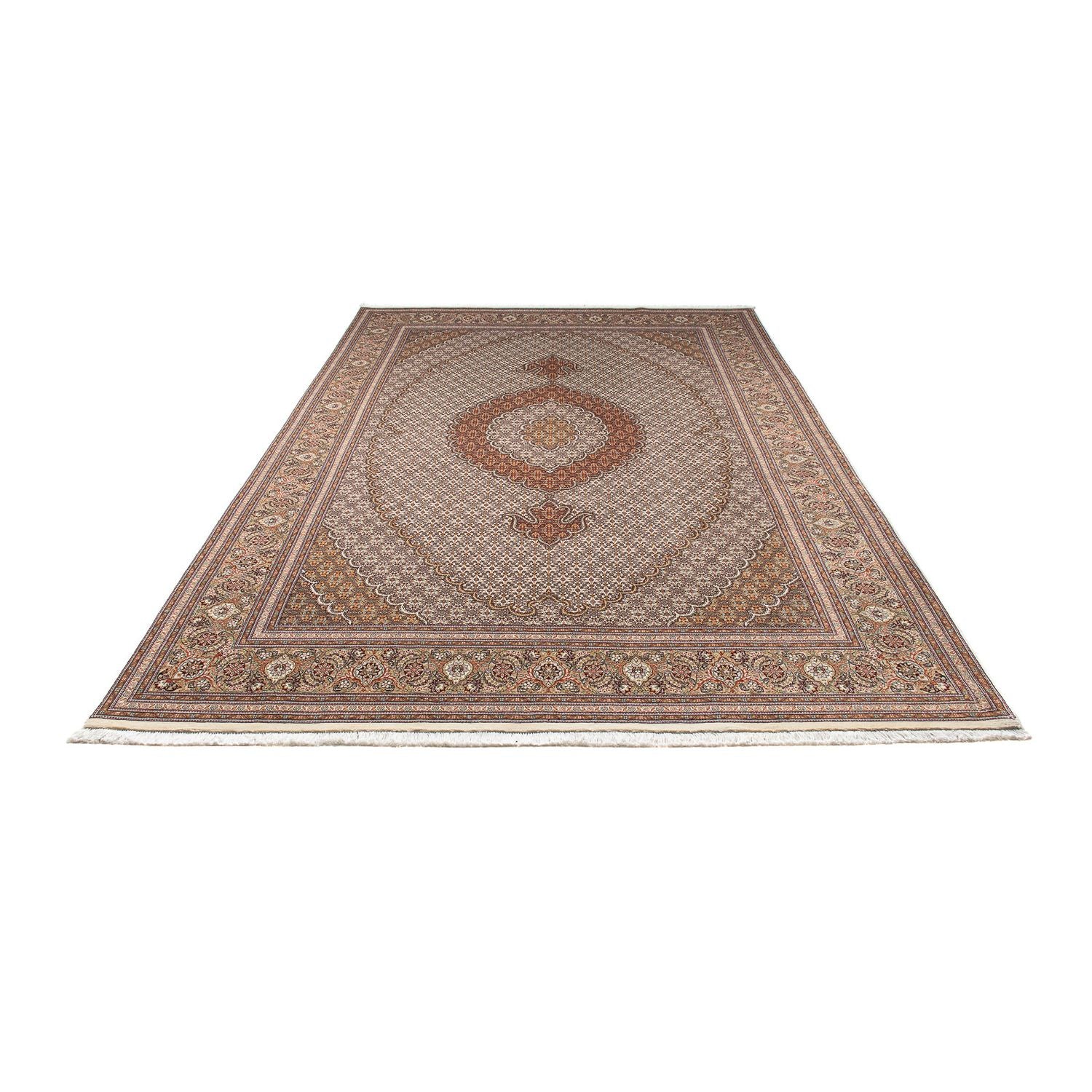Tappeto Persero - Tabriz - 312 x 196 cm - marrone chiaro