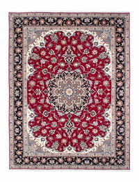 Tappeto Persero - Tabriz - Reale - 198 x 154 cm - rosso scuro