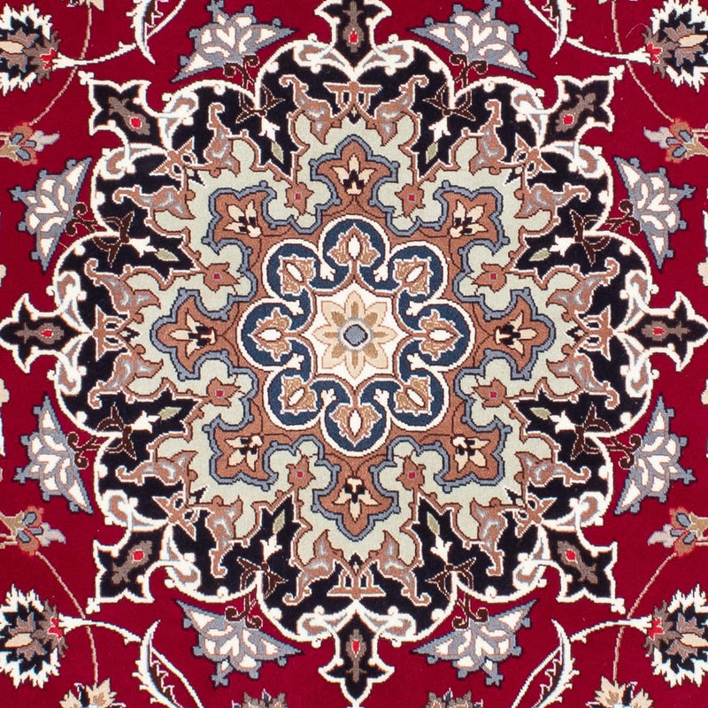 Tappeto Persero - Tabriz - Reale - 198 x 154 cm - rosso scuro