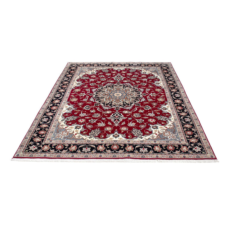 Tappeto Persero - Tabriz - Reale - 198 x 154 cm - rosso scuro
