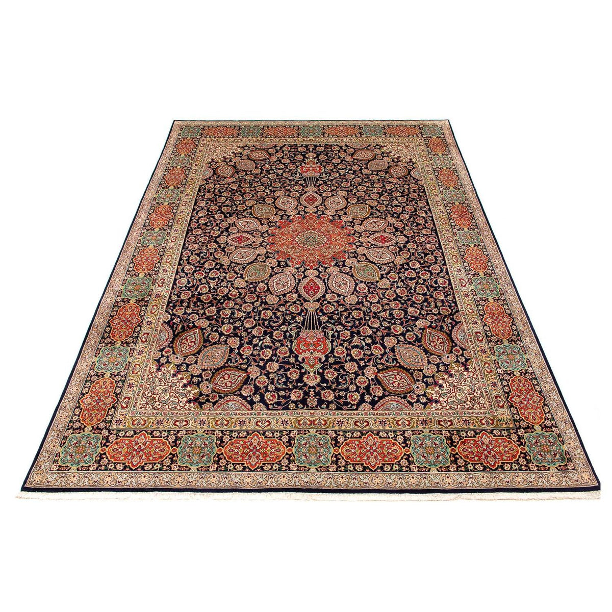 Tappeto Persero - Tabriz - 390 x 296 cm - marrone chiaro