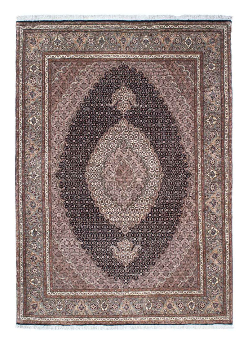 Tappeto Persero - Tabriz - 209 x 152 cm - marrone chiaro