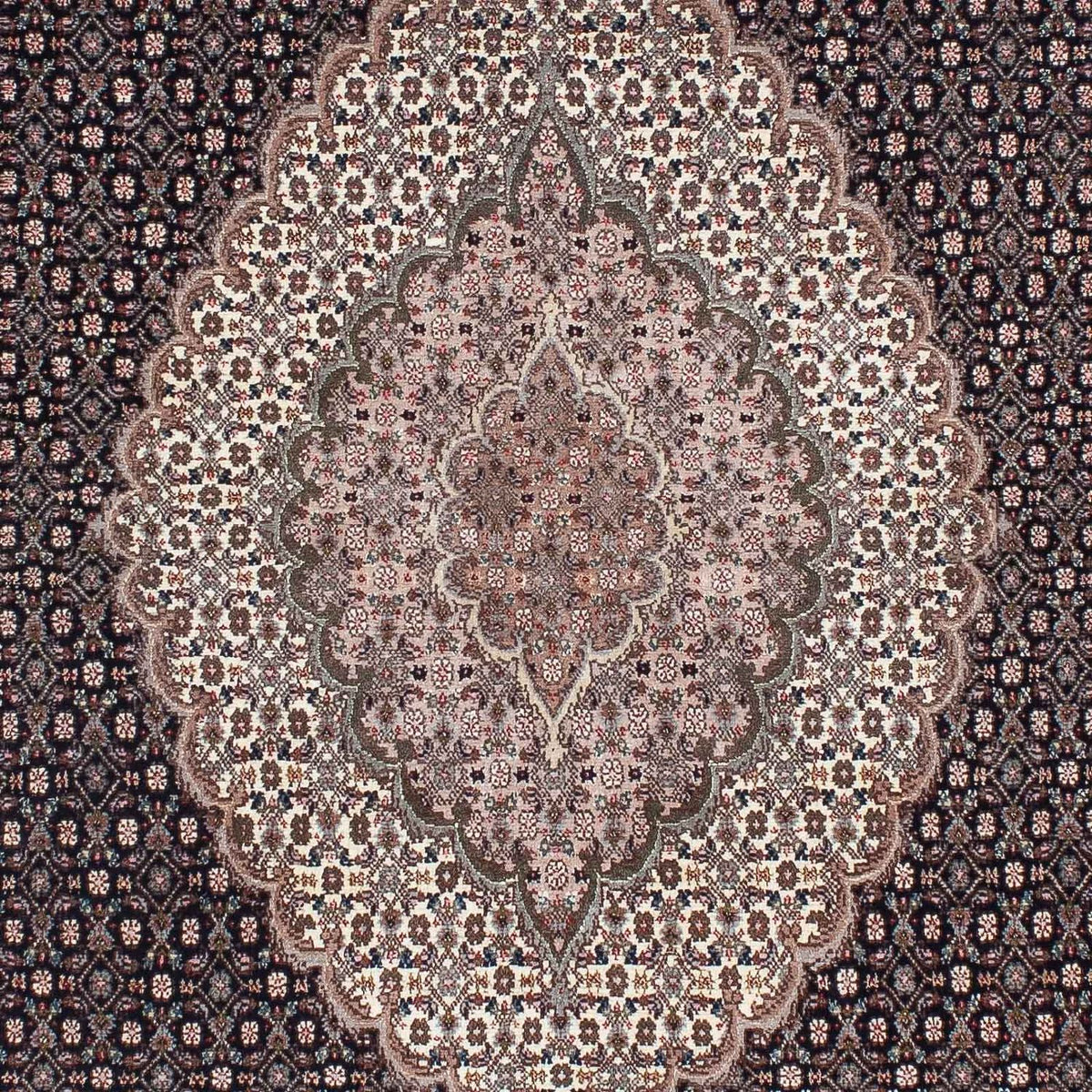 Tappeto Persero - Tabriz - 209 x 152 cm - marrone chiaro