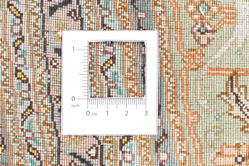 Tappeto Persero - Tabriz - Reale rotondo  - 195 x 195 cm - beige