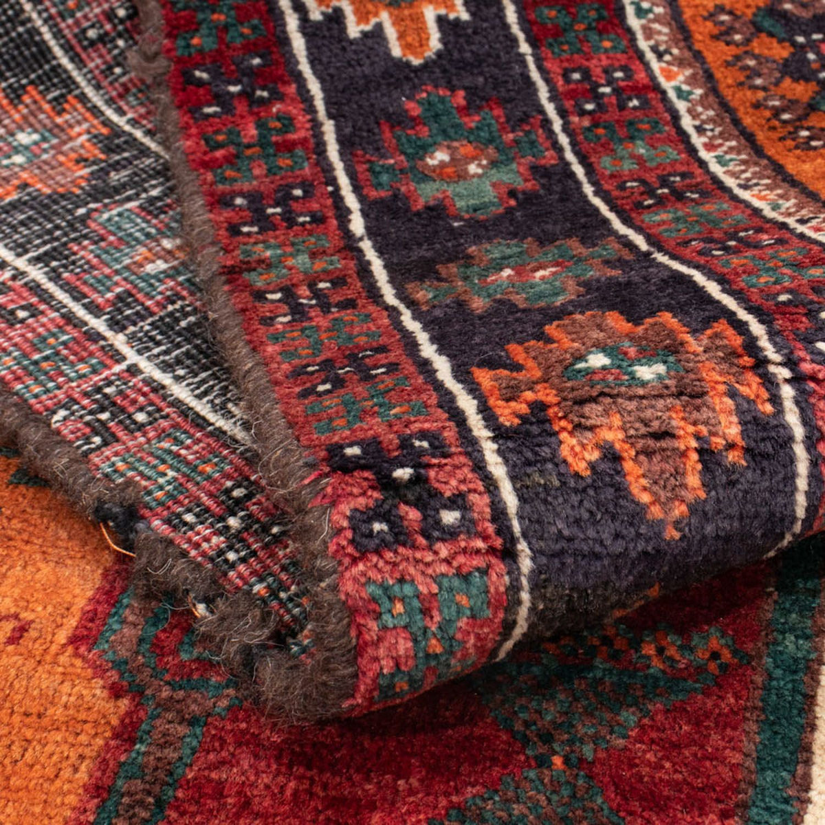 Tappeto corsia Tappeto Persero - Nomade - 220 x 104 cm - arancione