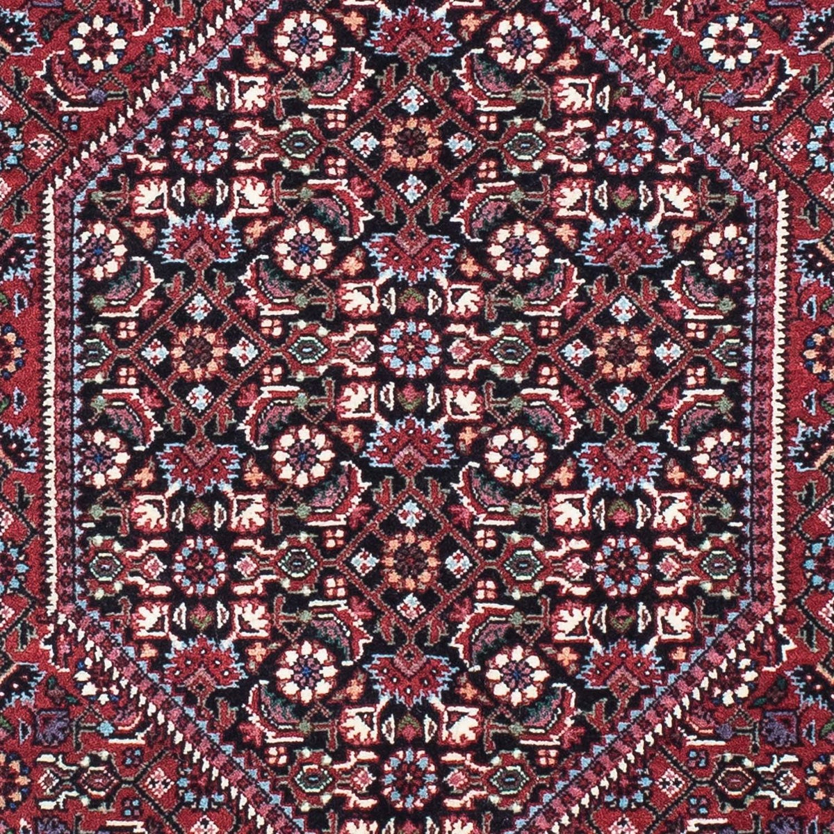 Tappeto corsia Tappeto Persero - Bidjar - 198 x 73 cm - rosso scuro