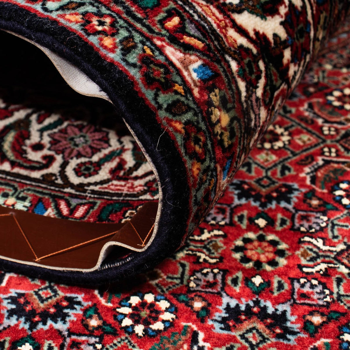 Tappeto Persero - Bidjar - 232 x 168 cm - rosso scuro