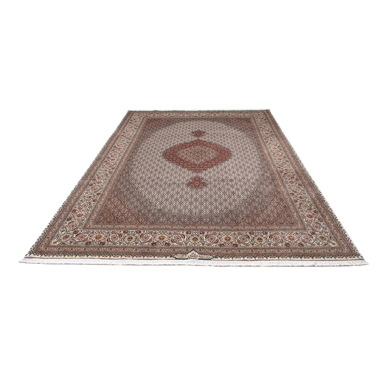 Tappeto Persero - Tabriz - 307 x 202 cm - marrone