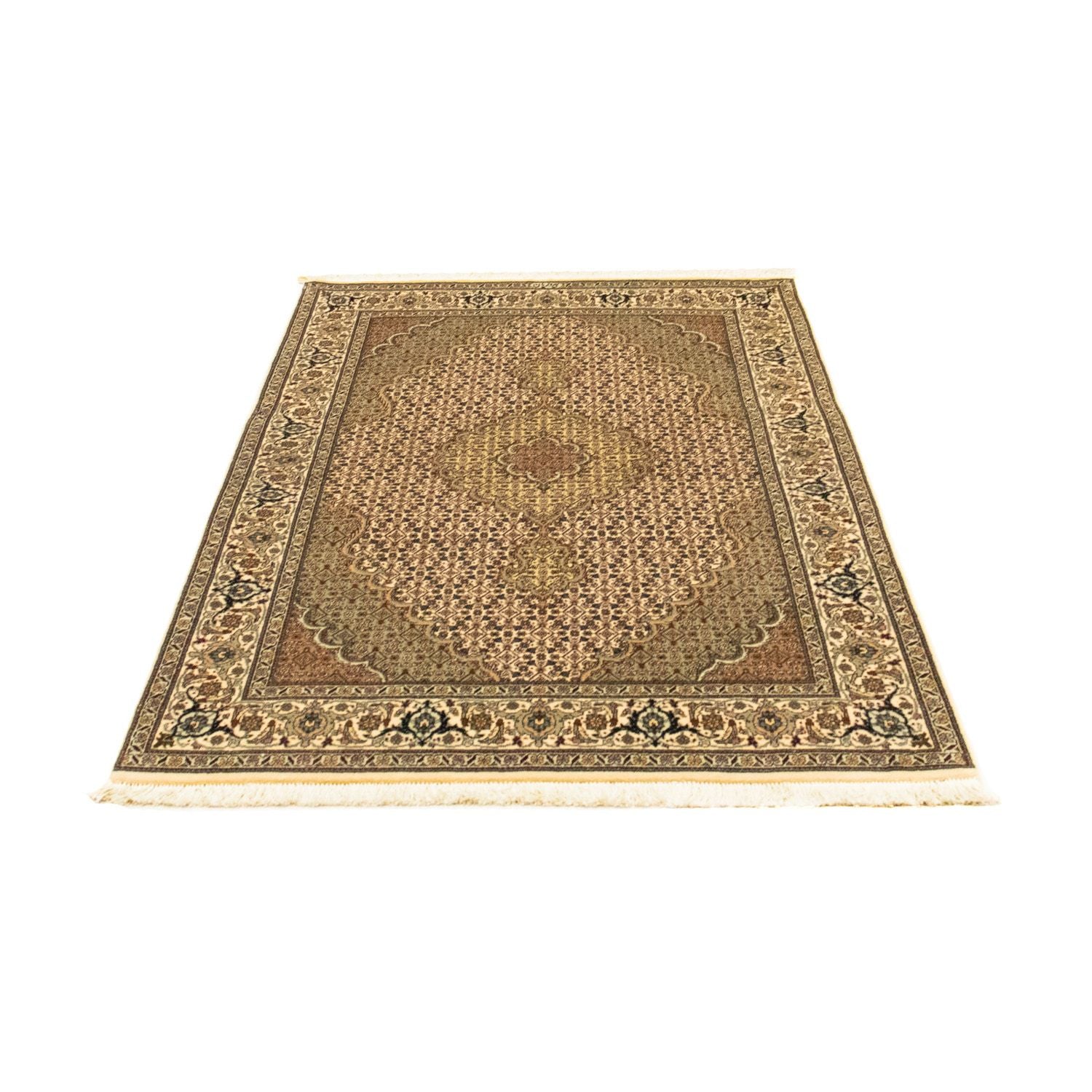 Tappeto Persero - Tabriz - Reale - 156 x 104 cm - marrone chiaro