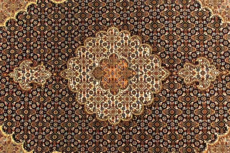 Tappeto Persero - Tabriz - Reale - 150 x 105 cm - blu scuro