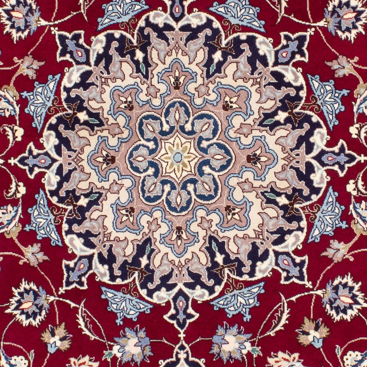Tappeto Persero - Tabriz - Reale - 207 x 155 cm - rosso scuro