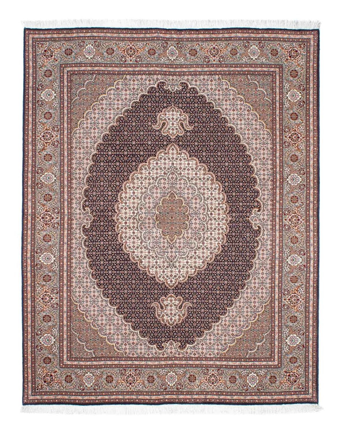 Tappeto Persero - Tabriz - 187 x 150 cm - marrone chiaro