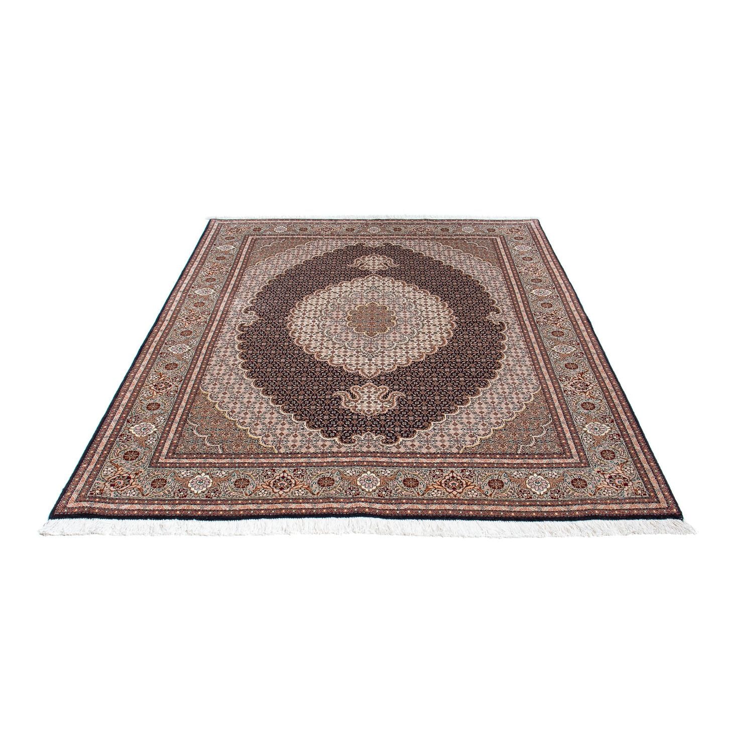 Tappeto Persero - Tabriz - 187 x 150 cm - marrone chiaro