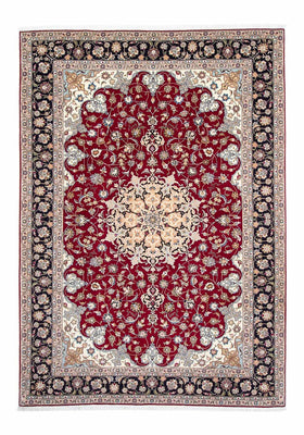 Tappeto Persero - Tabriz - Reale - 305 x 205 cm - rosso scuro