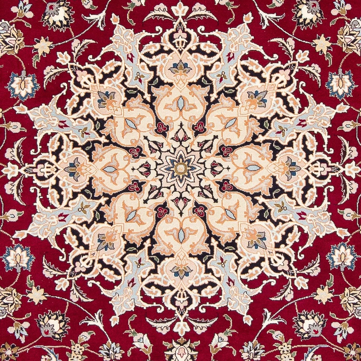 Tappeto Persero - Tabriz - Reale - 305 x 205 cm - rosso scuro