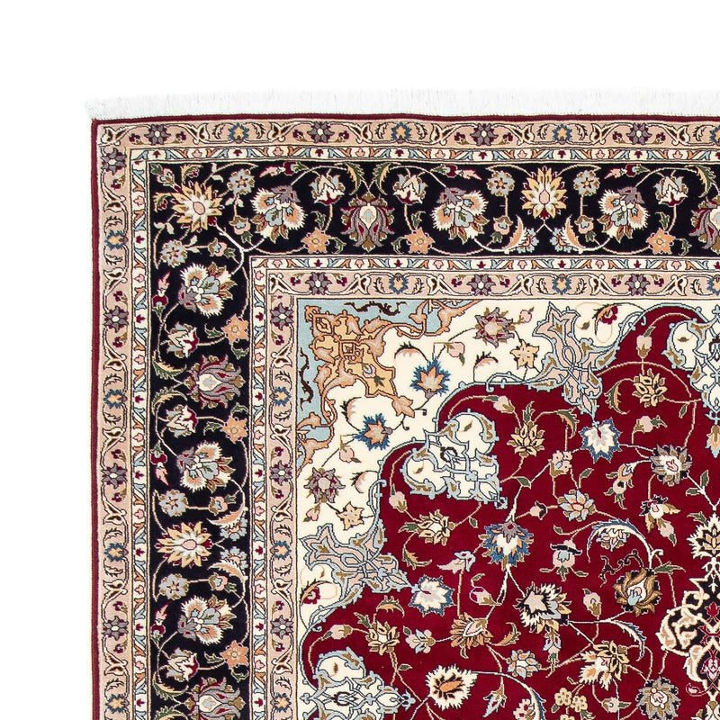 Tappeto Persero - Tabriz - Reale - 305 x 205 cm - rosso scuro