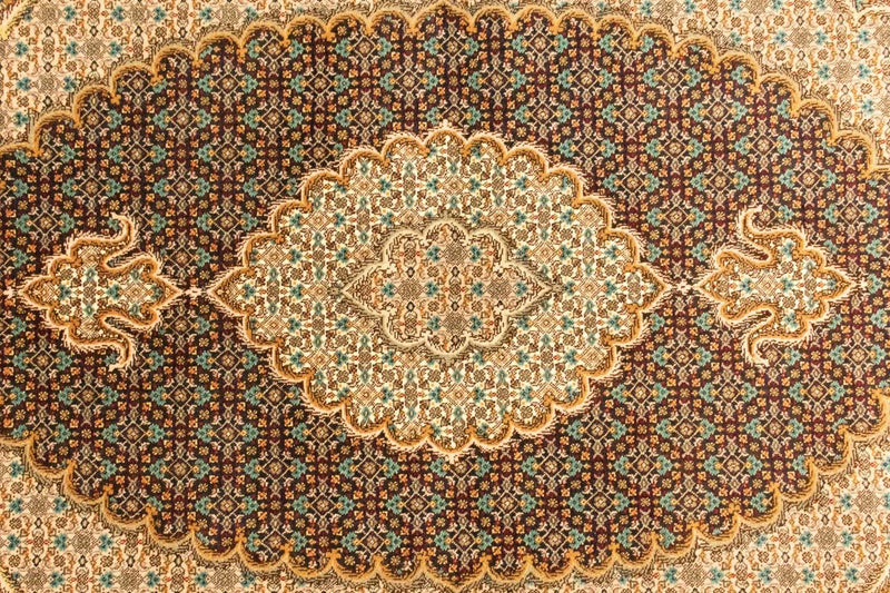 Tappeto Persero - Tabriz - Reale - 155 x 102 cm - blu scuro