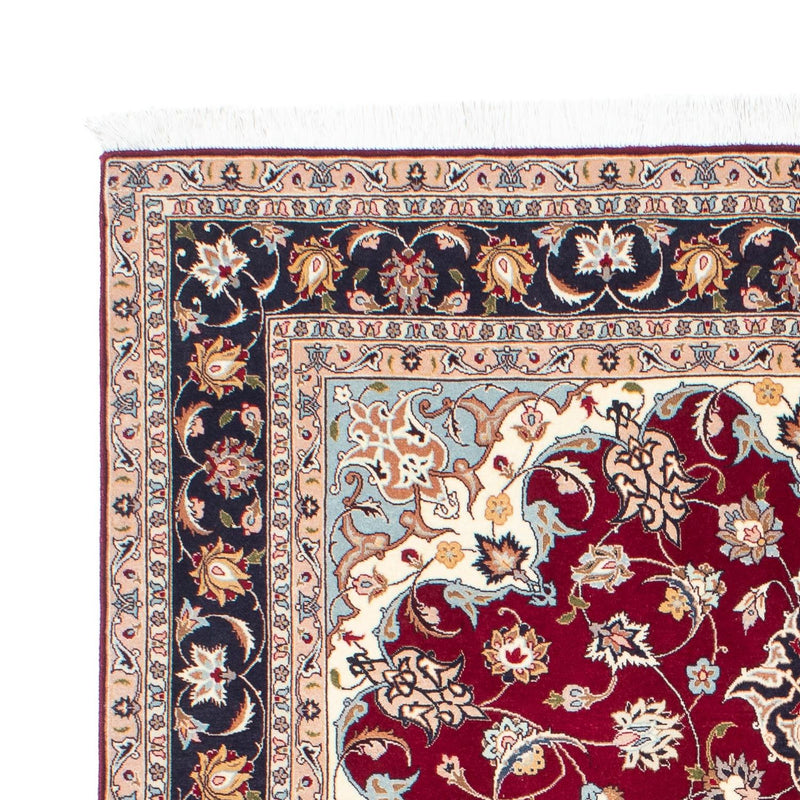 Tappeto Persero - Tabriz - Reale - 207 x 153 cm - rosso scuro