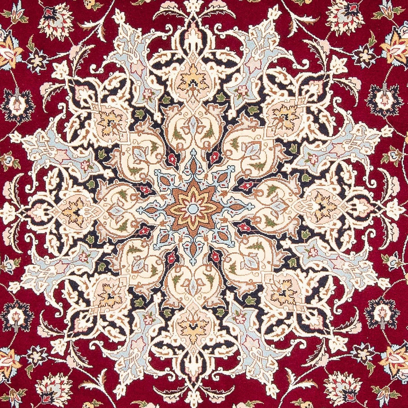Tappeto Persero - Tabriz - Reale - 302 x 203 cm - rosso scuro