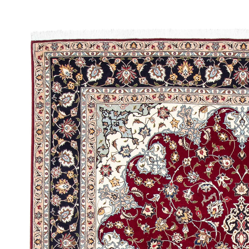 Tappeto Persero - Tabriz - Reale - 302 x 203 cm - rosso scuro