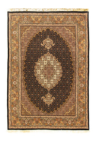 Tappeto Persero - Tabriz - 145 x 104 cm - nero
