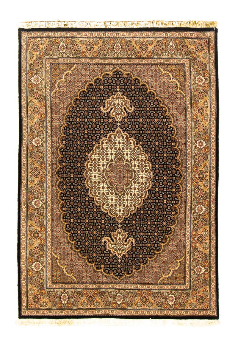 Tappeto Persero - Tabriz - 145 x 104 cm - nero